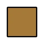Brown Square SVG Icon